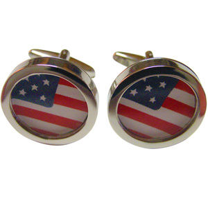 American Flag Cufflinks